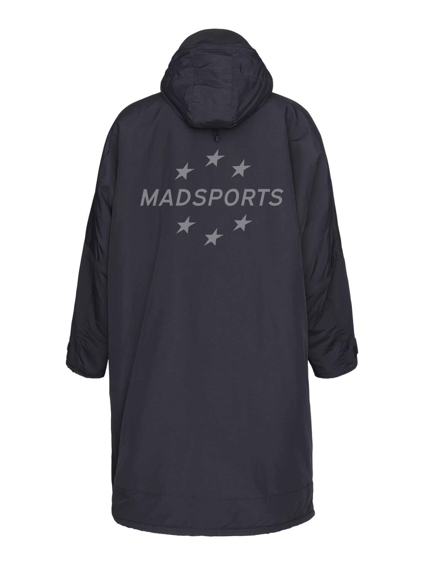 Mad Parka Coat Black / Print Ice Grey